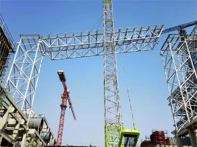 国能岳阳电厂输煤栈桥钢梁检测成功完成